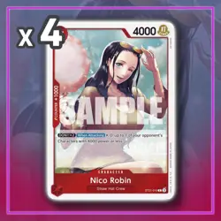 Nico Robin ST21-010 Gear 5 EX ONE PIECE TCG x4 - Image 1
