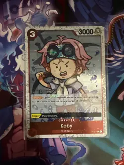 One Piece CCG Koby Jolly Roger Foil Promo #P-014 - Image 1