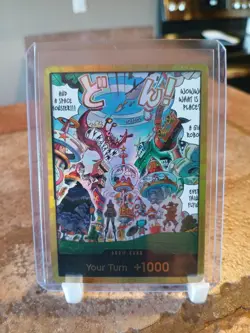 One Piece TCG Egghead Island Gold Don (DON!) OP14-EB04 Azure Sea's Seven English - Image 1