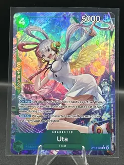 Uta (Alt Art) OP13-023 SR Carrying on His Will - ONE PIECE Card Game ENGLISH - Image 1
