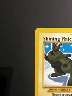 Pokemon TCG Shining Raichu Neo Destiny Holo Card 111/105 Secret Rare - Image 2