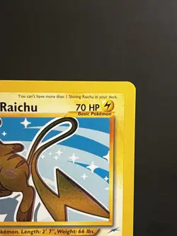 Pokemon TCG Shining Raichu Neo Destiny Holo Card 111/105 Secret Rare - Image 3