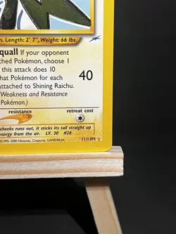 Pokemon TCG Shining Raichu Neo Destiny Holo Card 111/105 Secret Rare - Image 5