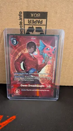 Digimon Card Game Owen Dreadnought (Alternate Art) BT21-081 Rare NM - Image 1