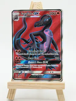 Pokemon Cards TCG: Salazzle GX Full Art Ultra Rare 132/147 Burning Shadows - Image 1