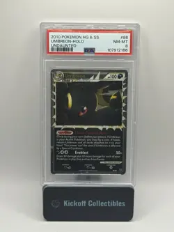 Umbreon Prime 86/90 Undaunted Holo PSA8 NM-MT Pokemon Card - Image 1