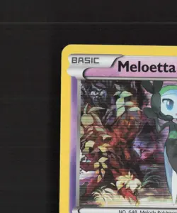 Meloetta 78/113 Legendary Treasures Holo Rare Pokemon Card LP - Image 3