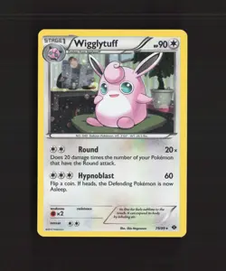 Wigglytuff 79/99 Next Destinies Cosmos Holo Rare Pokemon Card MP - Image 1