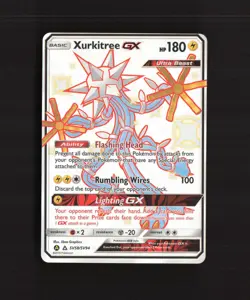 Xurkitree GX SV58/SV94 Hidden Fates Full Art Shiny Holo Rare Pokemon Card NM - Image 1