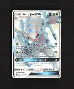 Golisopod GX SV48/SV94 Hidden Fates Full Art Shiny Holo Rare Pokemon Card NM - Image 1