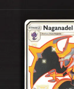 Naganadel GX SV63/SV94 Hidden Fates Full Art Shiny Holo Rare Pokemon Card NM - Image 3