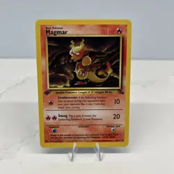 MAGMAR - 39/62 - 1st Edition Fossil - Pokemon Card - NM - Image 1