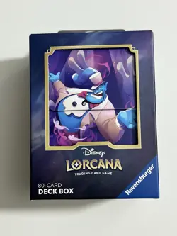 Disney LORCANA: FIRST CHAPTER TCG Aladdin 80-Card DECK BOX RAVENSBURGER NEW - Image 1