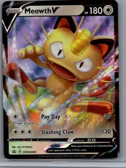 Meowth V -, Pokemon SWSH: Sword & Shield Promo Cards Promo, SWSH004 - Image 1