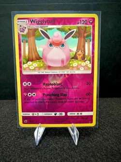 Wigglytuff 72/111 SM Crimson Invasion Reverse Holo Rare Pokemon TCG Card LP - Image 1
