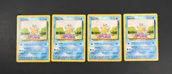 4 NM-LP+ Squirtle Unlimited Base Set BS 63/102 Pokemon Card - Image 1