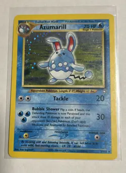 Azumarill - #2/111 Neo Genesis Holo Unlimited Rare Vintage Card Pokemon TCG NM - Image 1