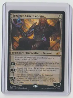 MTG Edge of Eternities Tezzeret, Cruel Captain mythic card / NM - Image 1