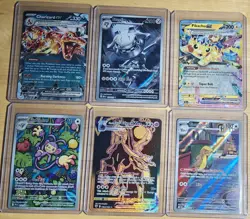 Pokemon Full Art Lot 6 Cards Total Near Mint Condition - Image 1