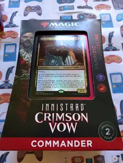 Magic: The Gathering Crimson Vow Vampiric Bloodline Commander Deck Card 630509995318 - Image 1