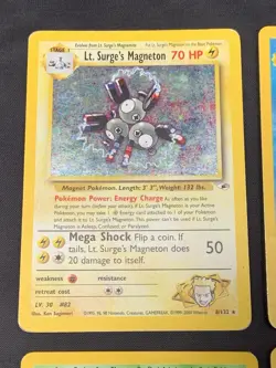 Vintage Pokemon Cards Rare Holo Lot Gym Heroes, Team Rocket, Jungle WOTC MP/HP - Image 2