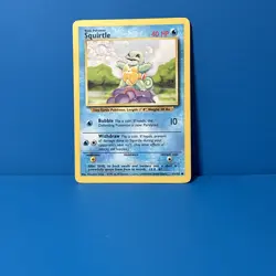 Pokemon Base Set Squirtle Cards 63/102 4 LP NM 1999 Vintage WOTC - Image 1