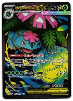 Mega Venusaur ex 155/132 - Mega Evolution Ultra Rare Pokemon TCG - NM Card - Image 1