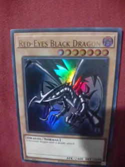 Red Eyes Black Dragon LOB-EN070 25th Anniversary Off-Center Card Name Error - Image 3