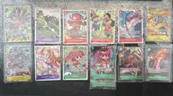 One Piece TCG Sec, SR & R alt art - lot of 13 cards All NM! Luffy, Boa, Perona - Image 1