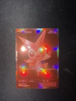 Pokemon TCG Black Bolt, Red Victini Card 171/086-ENGLISH NM/M Holo Rare NM - Image 1