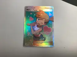 Misty’s Favor 235/236 full art Pokemon card trainer - Image 1