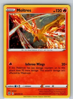 Moltres (Cosmos Holo) 021/172 Holo Promo Miscellaneous Cards & Products NM - Image 1