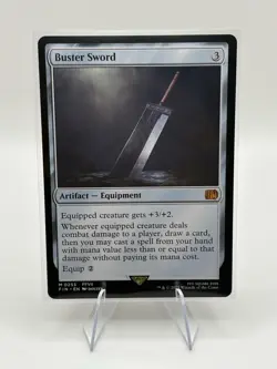 Buster Sword - Final Fantasy (FIN) MTG Mythic Rare #255 | Regular Card -Artifact - Image 2