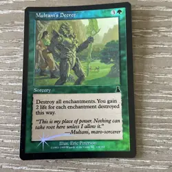 Urza's Destiny Multani's Decree 1999 Foil NM MTG Magic: the Gathering - Image 1