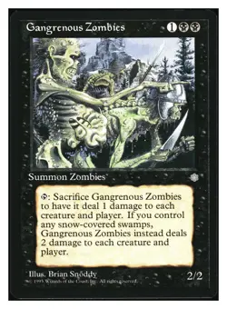 Gangrenous Zombies Ice Age MTG - NM+ - Image 1