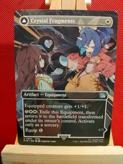 Crystal Fragments (Borderless) - Final Fantasy - NM - Uncommon - MTG - Image 1