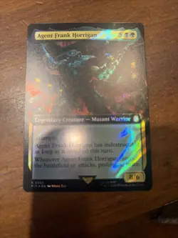 MTG Fallout Extended Surge Foil Agent Frank Horrigan Magic The Gathering NM - Image 2