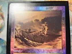 Petrified Field Odyssey Foil (PANGOLIN MTG) LP- OG print see pics for condition - Image 2