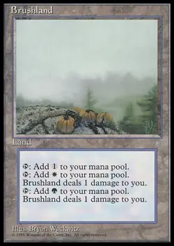 Brushland X (1) MTG Ice Age LP - Image 1