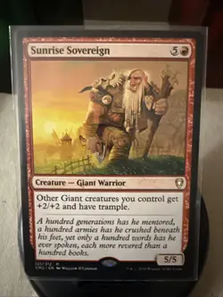 MTG Commander Anthology Volume II Sunrise Sovereign 121/312 NM Rare - Image 1