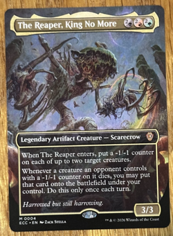 MTG: Lorwyn Eclipsed Commander, The Reaper, King No More - Borderless - Image 1