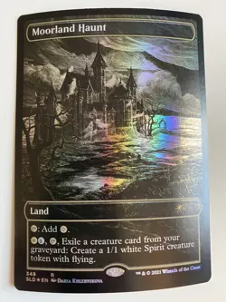Moorland Haunt *FOIL* SECRET LAIR Showcase Midnight Hunt MTG NM/MT SLD Comb Ship - Image 1