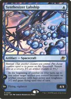 MTG Synthesizer Labship (0081) *Non-Foil* Base Rare Edge Of Eternities NM/MT - Image 1