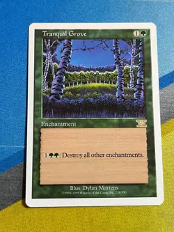 Magic the Gathering MTG 6th Edition TRANQUIL GROVE - Image 1