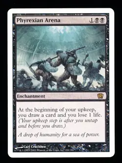 * * 1x Phyrexian Arena x1 * * 8th Edition MTG VLP Very Lightly Played - Image 1