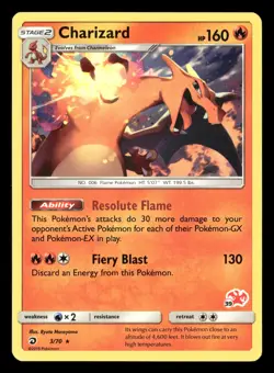 Pokemon Battle Academy #003/070 Charizard - 3/70 (#39 Charizard Stamped) - Image 1