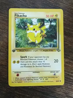 Pokemon Jungle 1st Edition Pikachu 60/64 Non Holo - Image 1