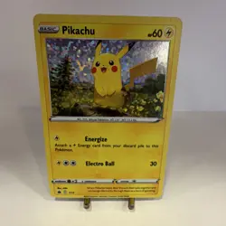 Pokemon Pikachu 007/015 McDonald's 2022 Promo Holo Basic 60 HP - Image 1