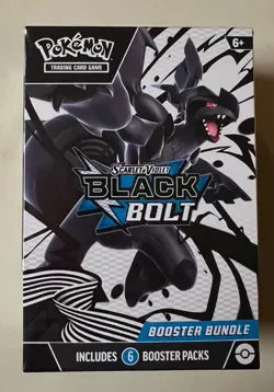 NEW SEALED Pokemon TCG Scarlet & Violet Black Bolt Booster Bundle - Image 1