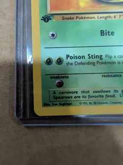 Pokemon Ekans Team Rocket First Edition - Image 4